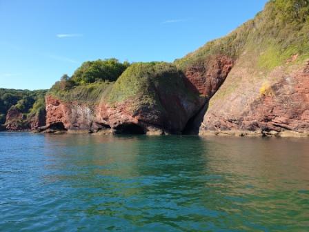 Watcombe Caves Sept 2019-2 Watcombe Caves Dive Site Torbay Sept 2019